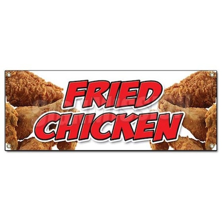 Signmission FRIED CHICKEN BANNER SIGN restaurant signs Southern Maryland fresh hot wings B-Freid Chicken